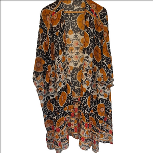 Live 4 Truth Floral Patterned Lightweight Open Front Kimono Bohemian